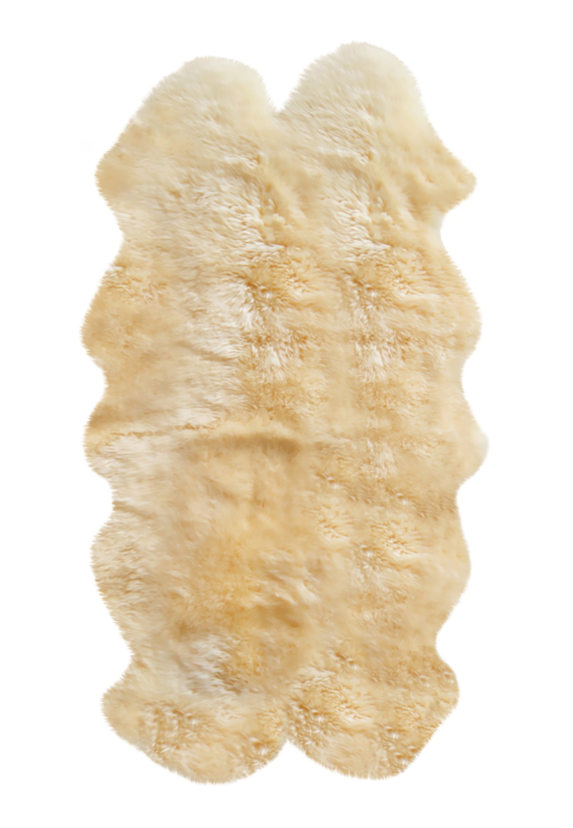 4' X 6' Gray Genuine Sheepskin Handmade Area Rug