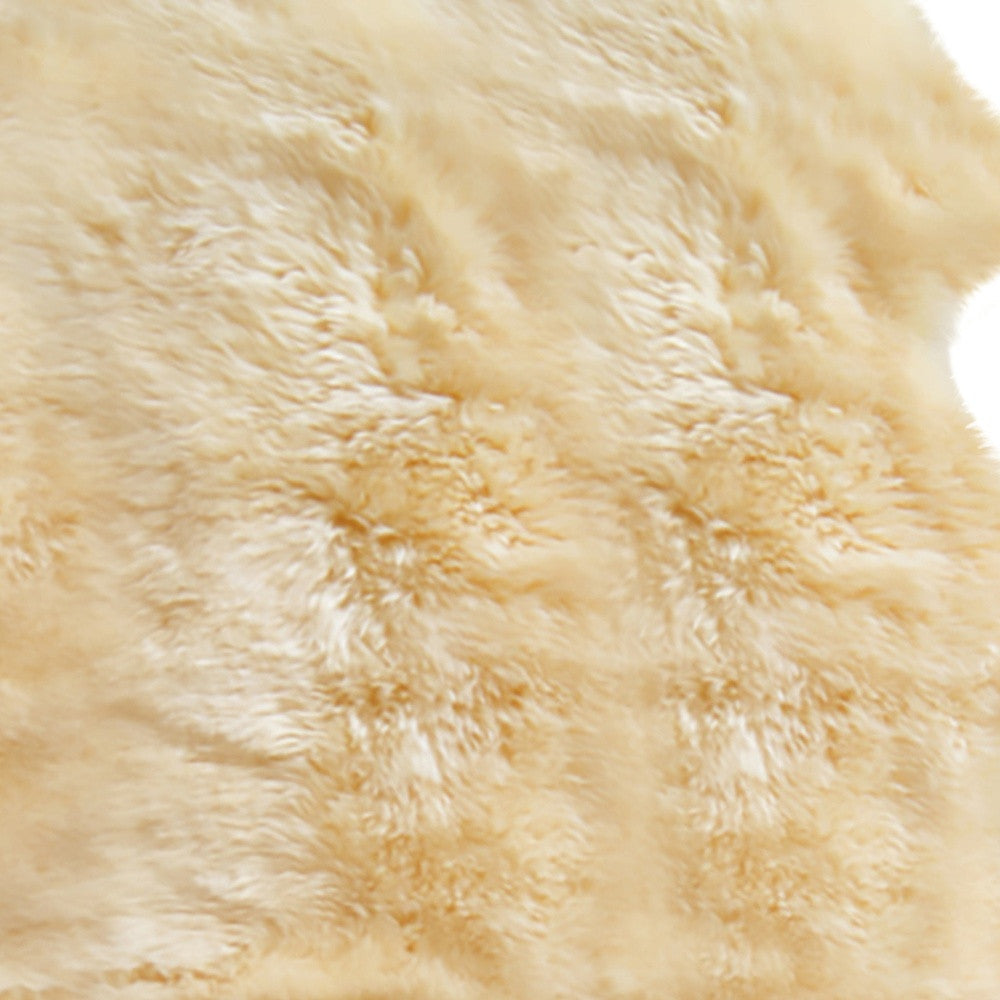 4' X 6' Gray Genuine Sheepskin Handmade Area Rug