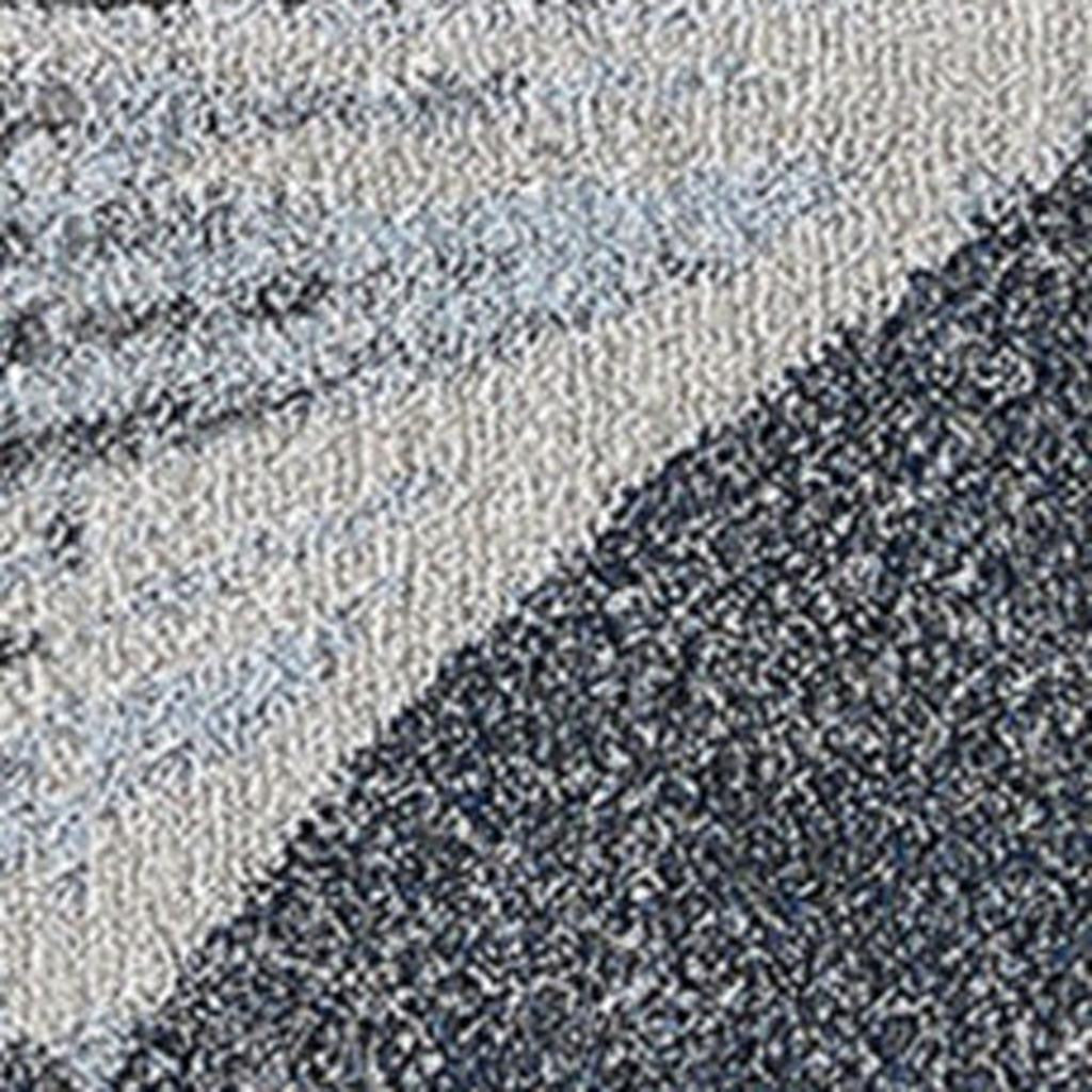 10' X 13' Gray Blue Abstract Waves Modern Area Rug