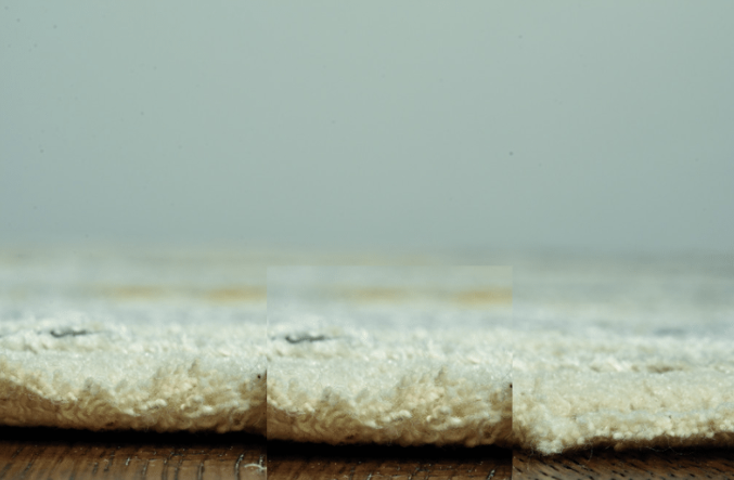 8' Blue Abstract Runner Rug