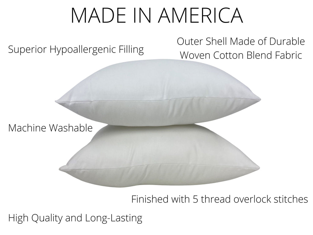 4x6 or 6x4 | Indoor Outdoor Hypoallergenic Polyester Pillow Insert |