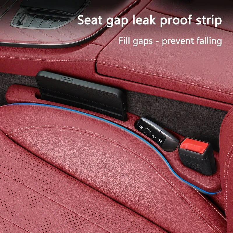 2Pcs Car Seat Gap Filler Organizer PU Waterproof Universal Car Seat